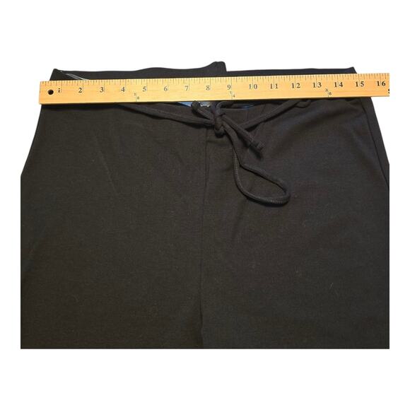 H&M Conscious Choice Flare Leg Dress Pants Womens Large Black Capsule Minimalist - Picture 5 of 8